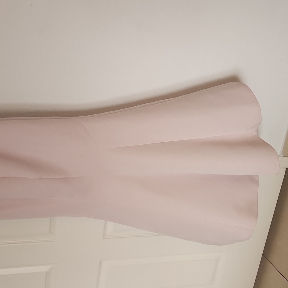 Amsale Agnes Maxi Strapless Dress In Ballet Pink Sz 6 - Picture 15 of 16